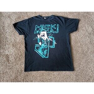 Nicki Minaj T-Shirt Men's XL Black Short Sleeve